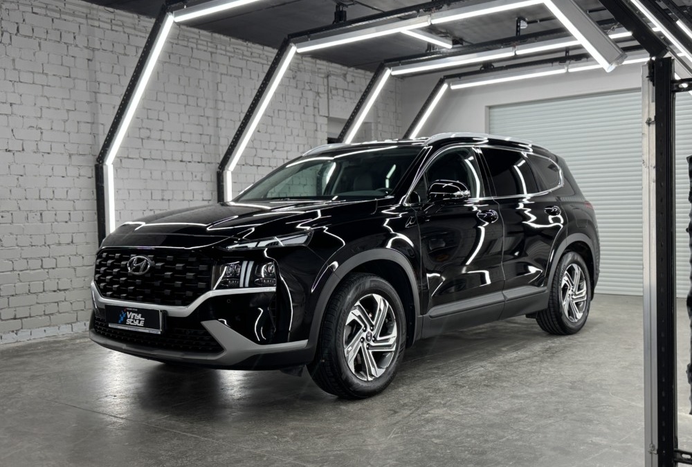 Полировка кузова Hyundai Santa Fe с нанесением керамики