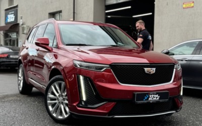 Cadillac XT6 — бронирование кузова матовой пленкой