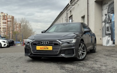 Audi A6 — 2022 год выпуска, 2 литра дизель, пробег 43 000 км — была привезена нами под клиента из Южной Кореи за 26 дней