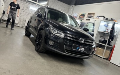 Volkswagen Tiguan — чип-тюнинг Stage 1 255 л.с., 400 Н·м, установили мультимедийную систему на Android