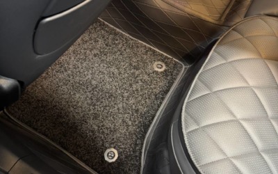 Mercedes S450 — пошив ковров в салон автомобиля и в багажник