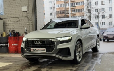 Чип-тюнинг Audi Q8 с 3 литровым дизелем — 325 л.с, 740 Н.м.,  отключение AdBlue, системы старт стоп
