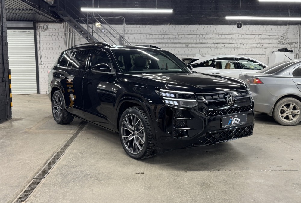 Volkswagen Teramont Pro — установка электрических порогов