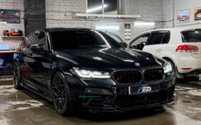 BMW M5 F90 Competition — установка охранной системой StarLine S96 V2 с автозапуском