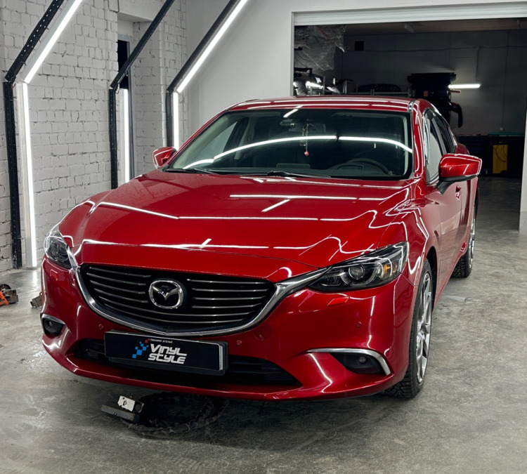 Полировка с нанесением керамики Mazda 6