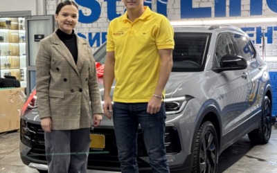 Выдача нового автомобиля в максимальной комплектации Volkswagen Tharu XR 300TSI, 2025 года выпуска