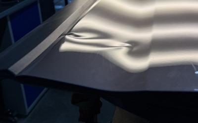 Ремонт вмятины на двери Kia Rio X-Line