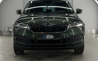 Полировка кузова Skoda Karoq с нанесением керамики