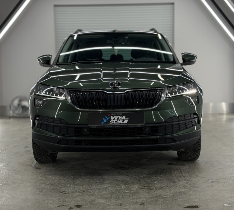 Полировка кузова Skoda Karoq с нанесением керамики