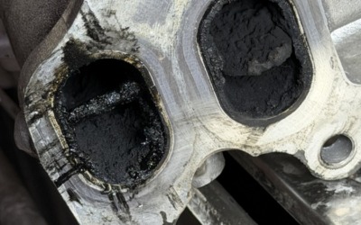 Toyota Land Cruiser Prado с пробегом почти 192 000 км на ультразвуковой чистке впускного коллектора