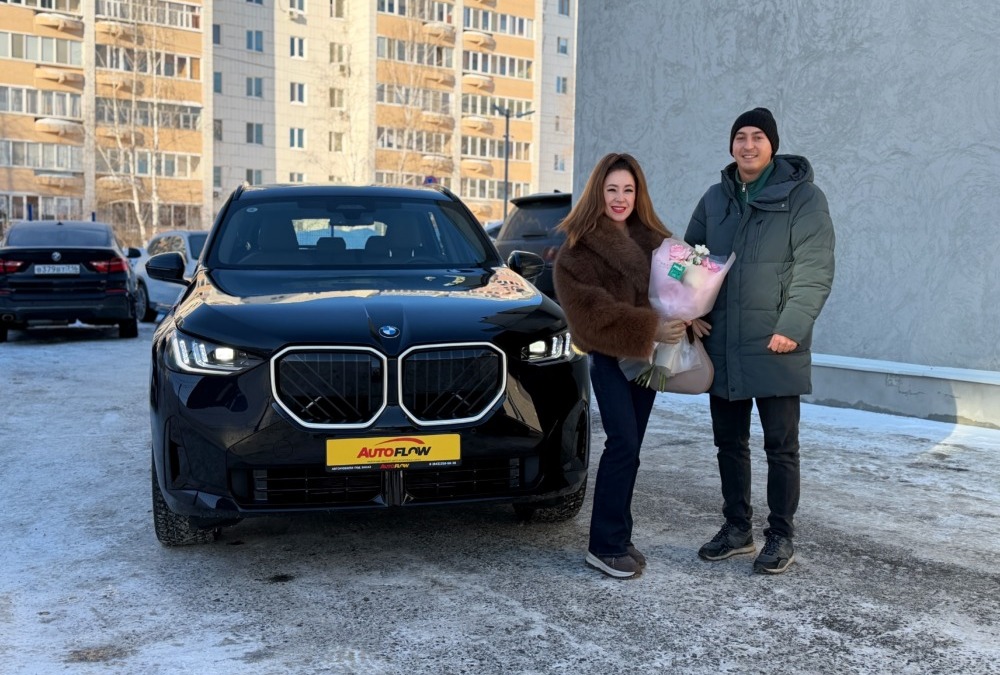 Привезли под заказ новую BMW X3 G48 для Динары