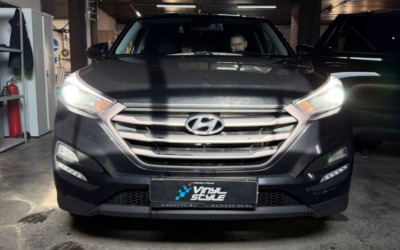 Hyundai Tucson 2017 года — установка мощных модулей Aozoom K3 Dragon Knight