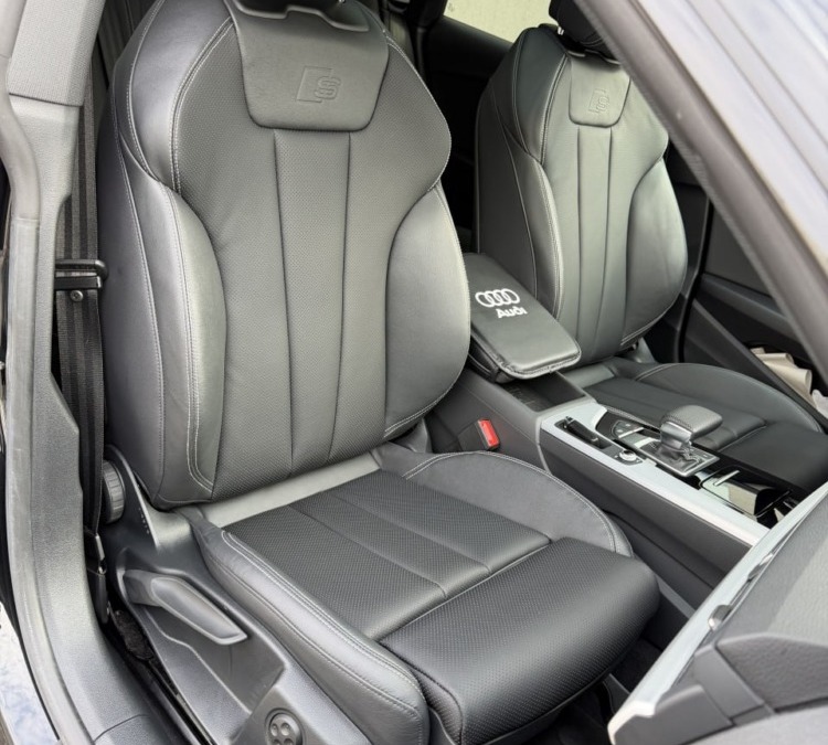 Audi A5 — перешив сидений авто, замена тканевых центров на кожу