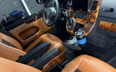 Volkswagen Multivan — пошив ковров в салон авто из премиального ворса 8 мм