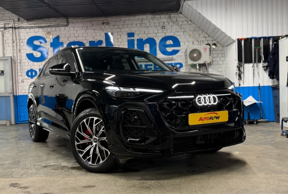 Продажа автомобиля Audi Q5, выполнили бронирование, антикор, русификацию и пошили ковры