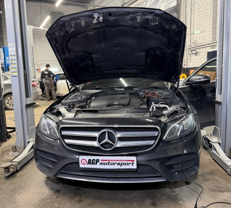Чип-тюнинг двигателя Mercedes E200 — Stage 1 290 л.с., 420 Н·м