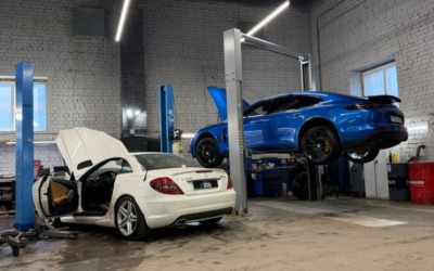 Ремонт автомобиля Mercedes SLK 300