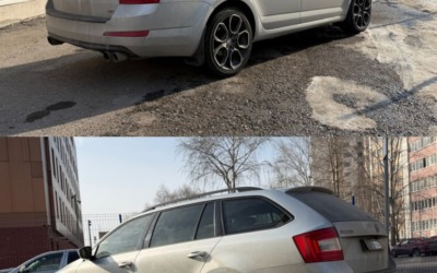 Skoda Octavia — установка спортивных пружин