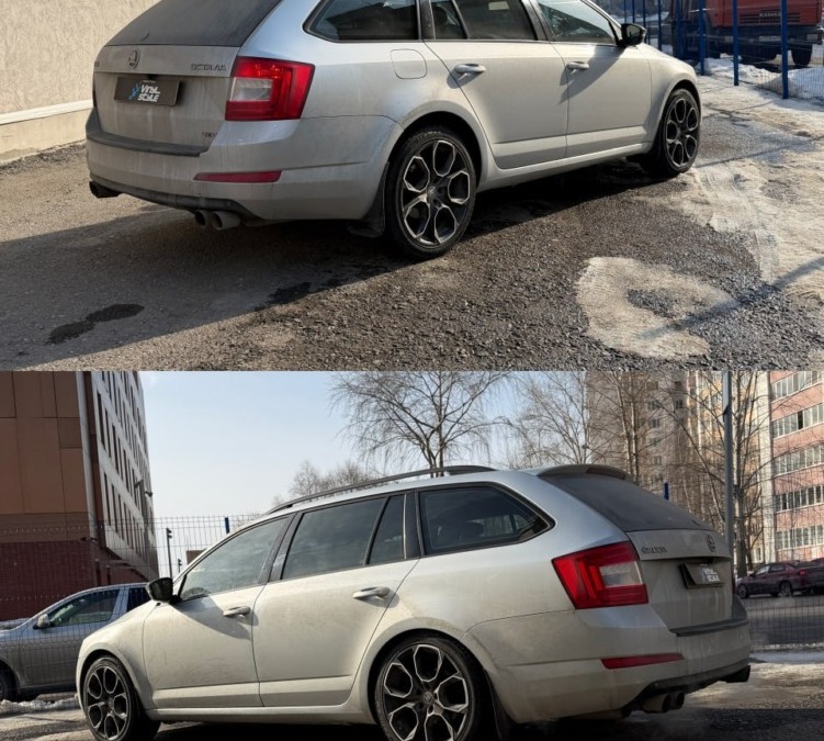 Skoda Octavia — установка спортивных пружин