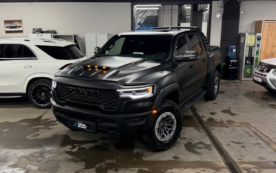 Dodge Ram RHO — бронирование кузова матовой пленкой, бронирование лобового и салона