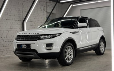 Range Rover Evoque — полировка кузова и нанесение керамики, ремонт сиденья и химчистка