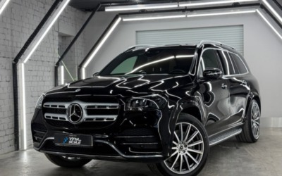 Mercedes GLS — покраска заднего бампера, полировка и нанесение керамики