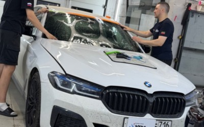 BMW 5 Series G30 — бронирование лобового стекла
