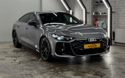 В наличии в продаже стильная Audi A5 в новом кузове — 5 680 000 рублей.