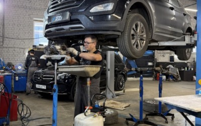 Hyundai Santa Fe — замена масла в АКПП, в редукторе, раздатке и муфте Haldex