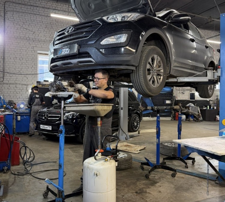 Hyundai Santa Fe — замена масла в АКПП, в редукторе, раздатке и муфте Haldex