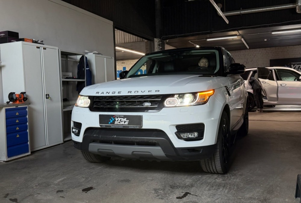 Range Rover Sport — установили bi-led модули Aozoom K3 Night Dragon
