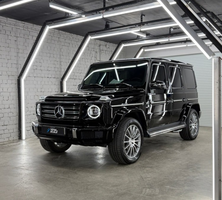 Mercedes G класса — полировка кузова и покрытие керамикой