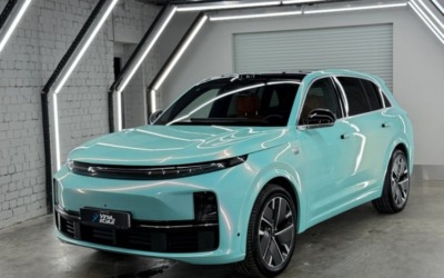 Lixiang L7 — оклейка автомобиля полиуретановой пленкой цвета Tiffany