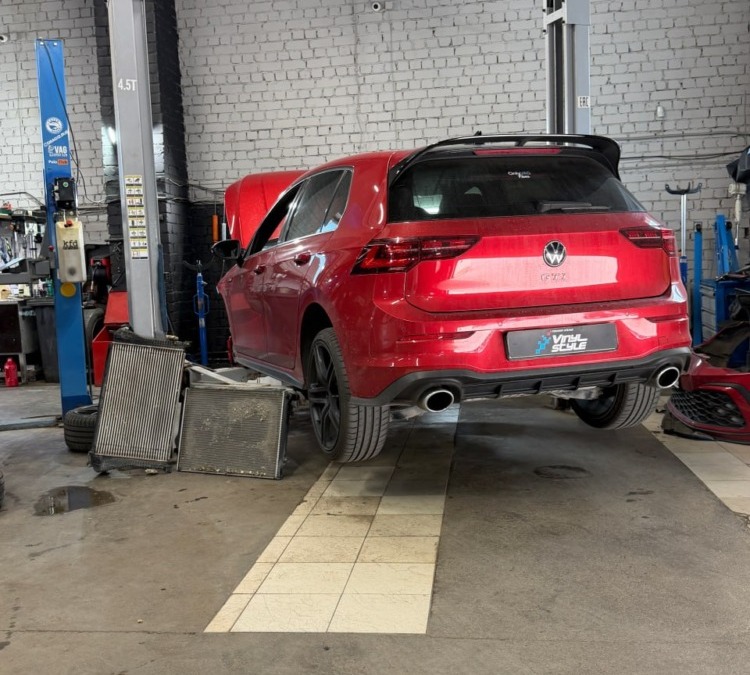 Мойка радиаторов автомобиля  Golf GTI