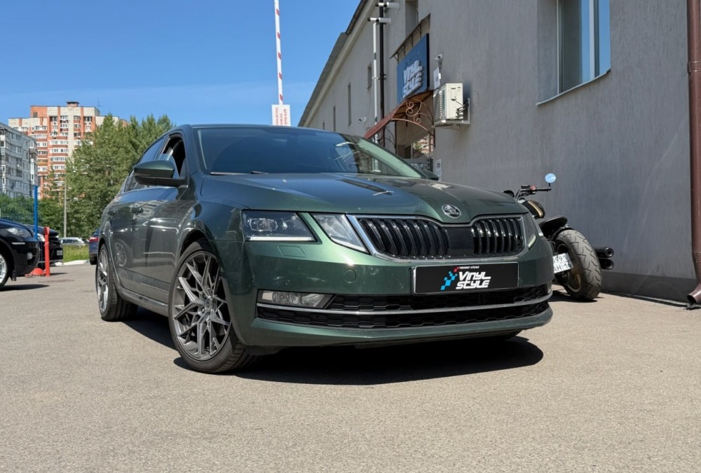 Занижение автомобиля Skoda Octavia — установка пружин