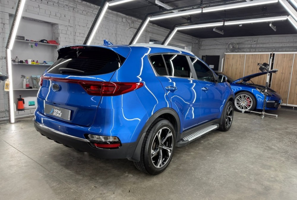 Kia Sportage  — чистка и полировка кузова, керамика