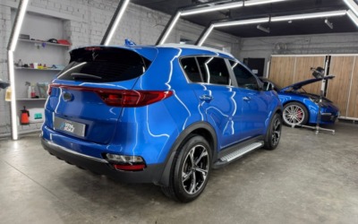 Kia Sportage  — чистка и полировка кузова, керамика