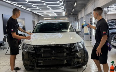 Volkswagen Tiguan — бронирование капота, крыльев и бампера