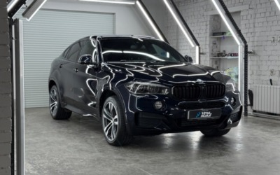 BMW X6 — удаление водного камня, полировка кузова и керамика