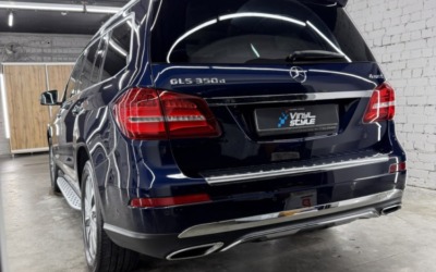Mercedes GLS — химчистка, полировка, керамика и перетяжка руля