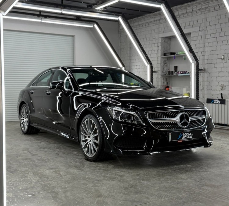 Mercedes CLS — полировка кузова и нанесение керамики