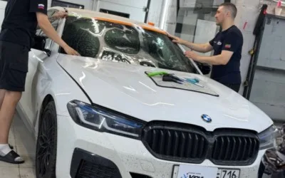 BMW 5 Series G30 — бронирование лобового стекла