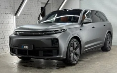 Бронирование кузова LiXiang L7 матовой полиуретановой пленкой и антихром