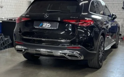 Mercedes GLC — установили охранную систему StarLine E97 с сохранением штатного ключа
