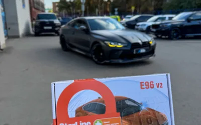 BMW M4 Competition — установили охранную систему StarLine E96 v2