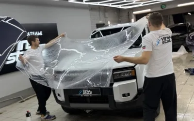 Новый Toyota Land Cruiser Prado — комплексное бронирование кузова пленкой