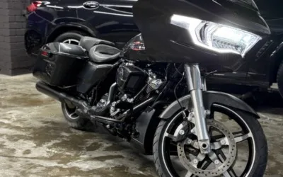 Бронирование мотоцикла Harley-Davidson полиуретановой пленкой