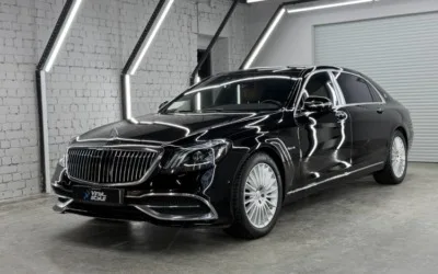 Полировка кузова и нанесение керамики на кузов автомобиля Mercedes Maybach S560