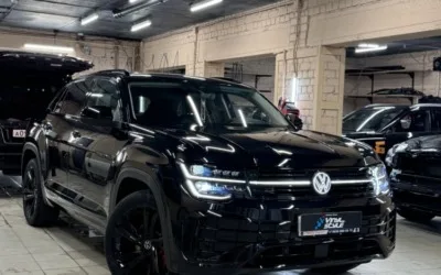 Бронирование кузова автомобиля Volkswagen Teramont X 2024 года полиуретановой пленкой