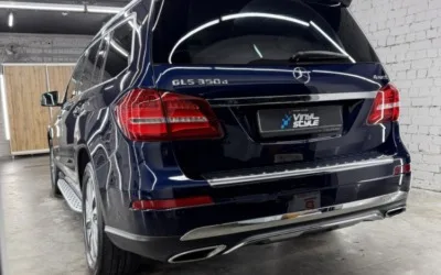 Mercedes GLS — химчистка, полировка, керамика и перетяжка руля